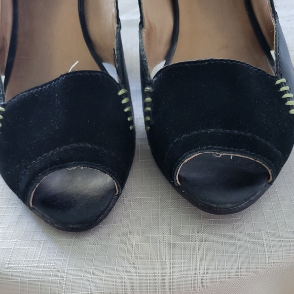 Terra Plana, Size 38, Black, Suede and Canvas Material - Picture 7 of 7